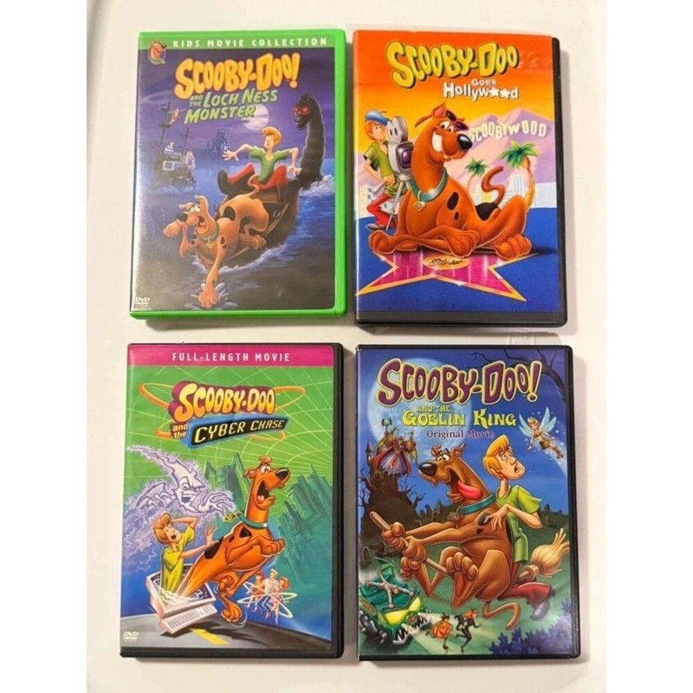 Scooby-Doo DVD Lot 4 -Loch Ness Monster/Goes Hollywood/ Cyber Chase/Goblin King